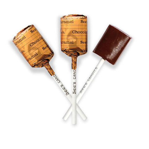 Chocolate Caramel Lollypops - Paletas de Caramelo de Chocolate