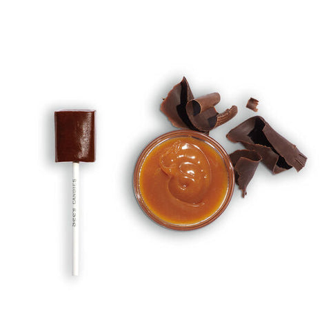 Chocolate Caramel Lollypops - Paletas de Caramelo de Chocolate