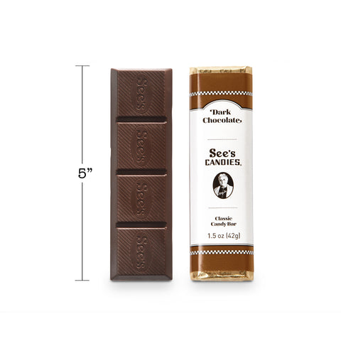 Dark Chocolate Candy Bar - Barra de Chocolate Obscuro