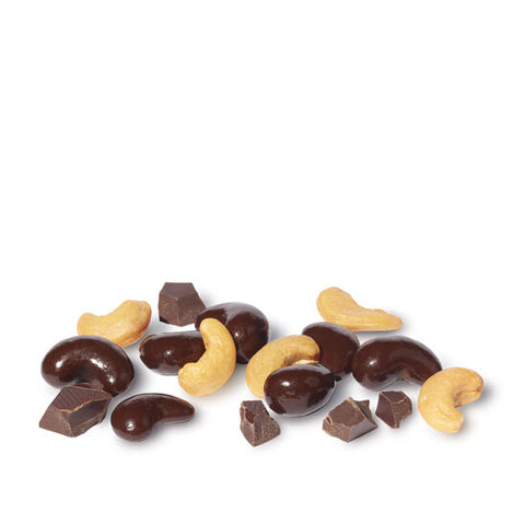Dark Chocolate Salted Cashew / Nueces de la india cubiertas de chocolate obscuro con sal