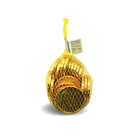 Gold Foil Coins Bagged - Monedas de Chocolate con Leche