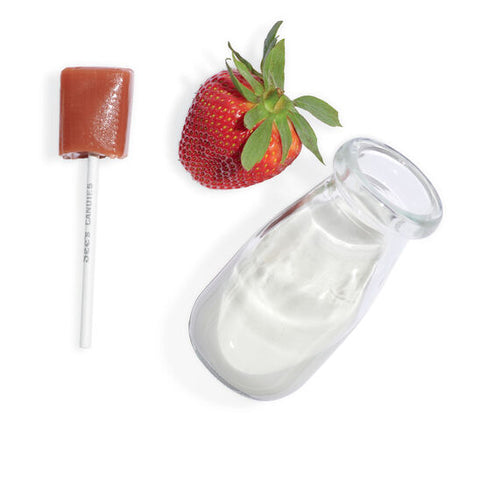 Strawberry Cream Lollypops - Paletas sabor Crema de Fresa