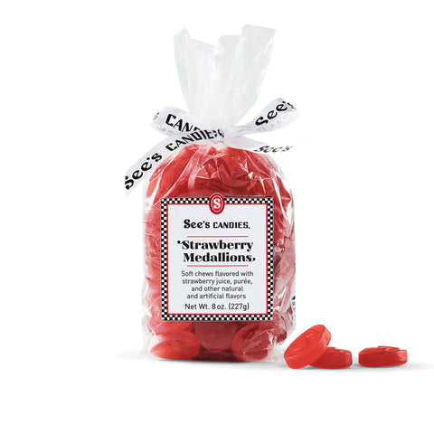 Strawberry Medallions - Gomitas de Fresa