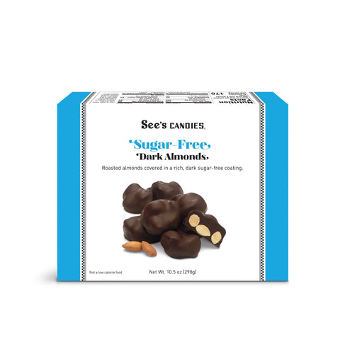 Sugar Free Dark Almonds - Chocolate Obscuro Sin Azúcar Con Almendra