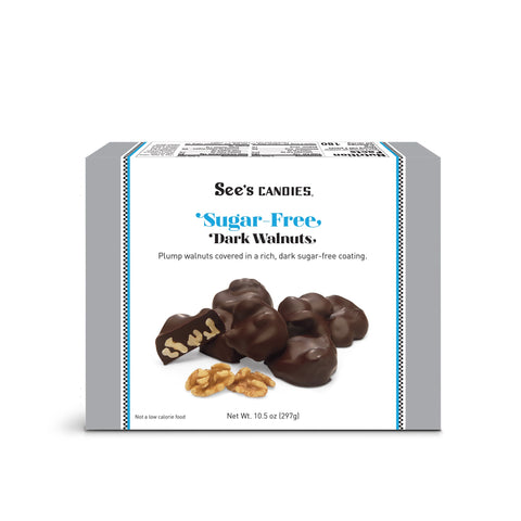 Sugar Free Dark Walnuts - Chocolate Obscuro Sin Azúcar con Nuez