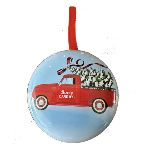 Car Lollypop Tin / Lata de Auto Navideño