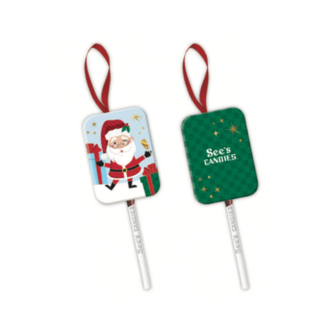 Joy Santa Lollypop Cover Tin - Lata para Lollypops de Santa