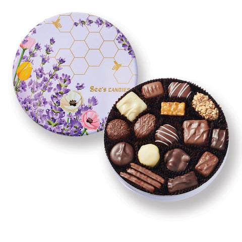 Garden Delights Keepsake Tin / Lata de Primavera de Variedad de Chocolates