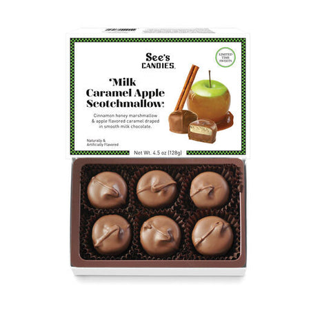Milk Caramel Apple Scotchmallow - Malvavisco y Caramelo de Manzana Cubierto con Chocolate con Leche