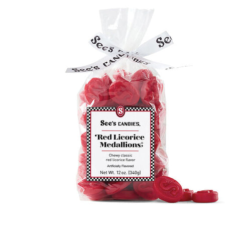 Red Licorice Medallions® / Medallones de Licorice Rojo