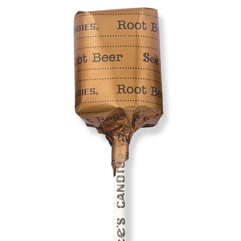 Root Beer Lollypops / Caja de Lollypops sabor Root Beer