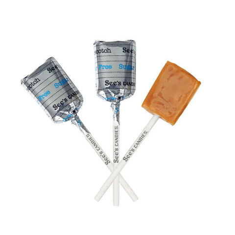 Sugar Free Butterscotch Lollypop - Paleta de Mantequilla sin Azúcar